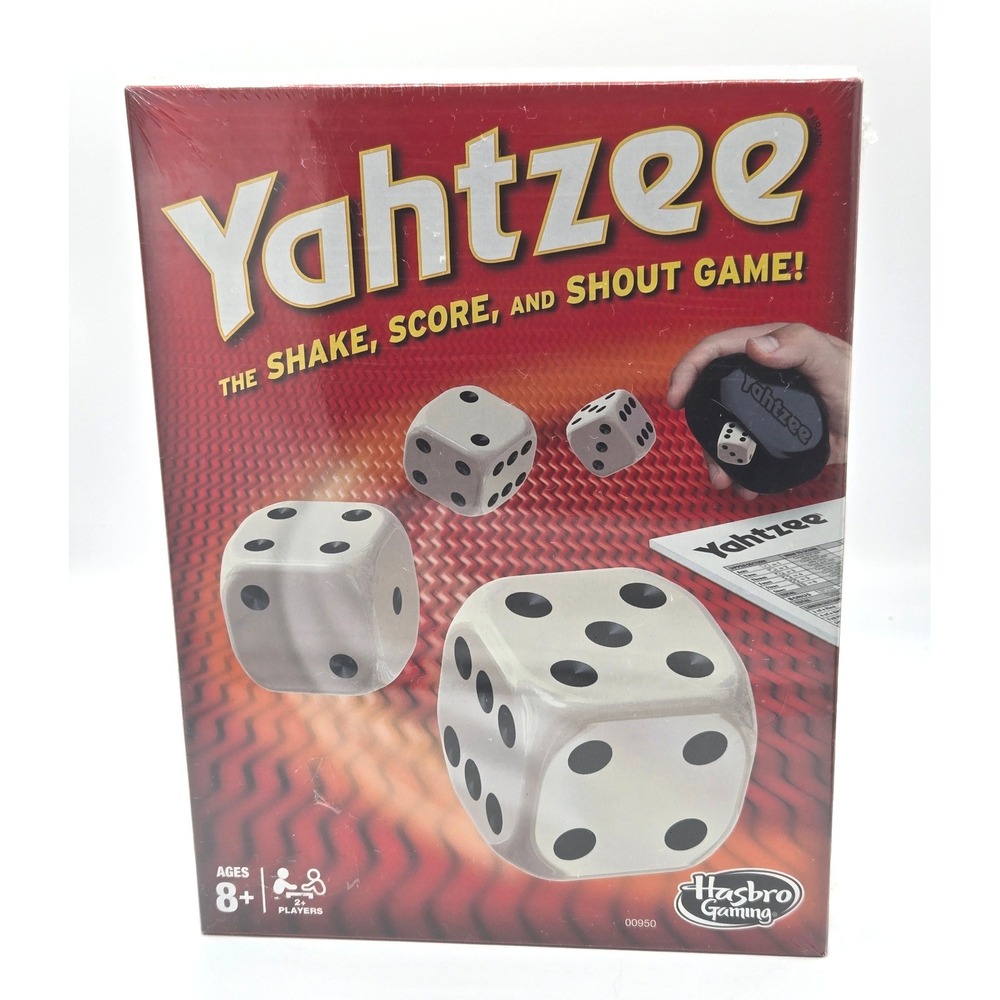 Yahtzee The Shake Score and Shout‎ Game Hasbro Gaming Ages 8+ Sealed